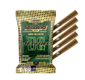SLUGGERS HIT - Sluggers | Infused Mini Blunt 5 Pack | Juiced | Jetfuel OG | 3.5g Main Image