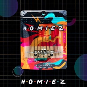 Homiez - Jet Fuel Gelato 1G Pre-Roll (28 Pack)