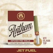 Anthem | Bold | Jet Fuel | 5PK-Glass Tip Infused(Pre-Roll Pack) | 2.5g(hybrid)