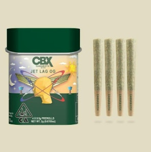 CANNABIOTIX - CBX - Jet Lag OG - 2g Pre-Rolls - 4pk