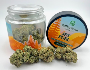 Rolling Green Cannabis - Rolling Green Cannabis - Jet Fuel - 3.5g - Flower