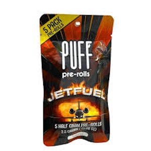 Puff - PUFF- Jetfuel- 0.5/2.5g/5pk prerolls
