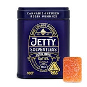 JETTY | SOUR ORANGE ROSIN SHINE - 10PK | EDIBLE | 100MG