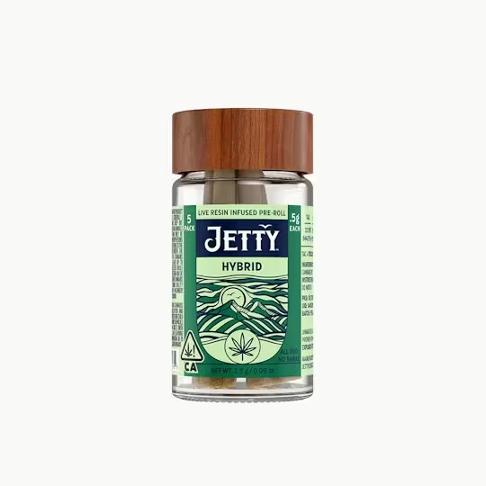 Jetty Extracts - Jetty - Preroll - Live Resin - Governmint Oasis x Fatso 5pk - 2.5g Main Image