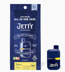 JETTY EXTRACTS - Jetty | Pinata | Solventless Live Rosin All-In-One Vape | 1g