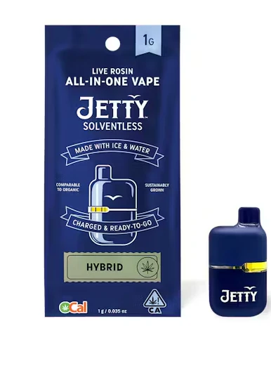Jetty Extracts - Jetty | Crash Burger | Solventless Live Rosin All-In-One Vape | 1g Main Image