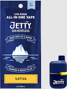 Jetty | Sour Strawberry | Solventless Live Rosin All-In-One Vape | 1g ​