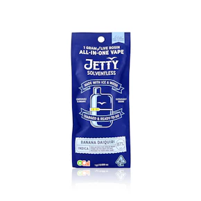 JETTY EXTRACTS - All In One - Banana Daiquiri - Live Rosin - Mini Tank - 1G