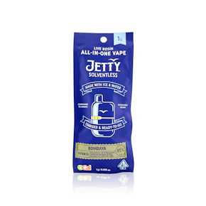 JETTY - All in one - Bombaya - Live Rosin - Mini Tank - 1G