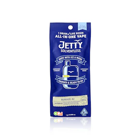 JETTY EXTRACTS - All In One - Burger 42 - Live Rosin - Mini Tank - 1G