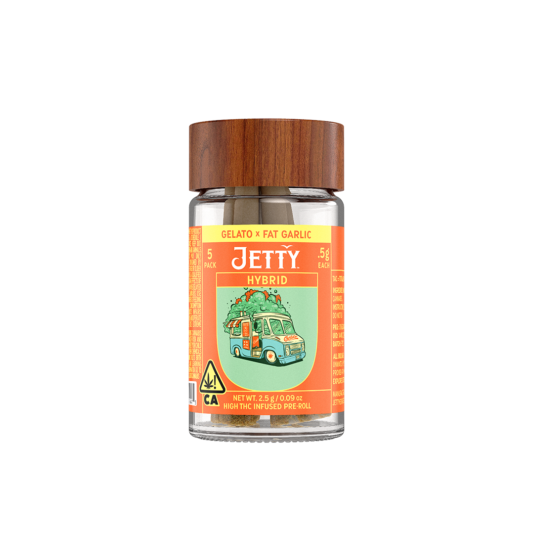 GELATO X FAT GARLIC - 5PK INFUSED | PREROLL | 2.5G