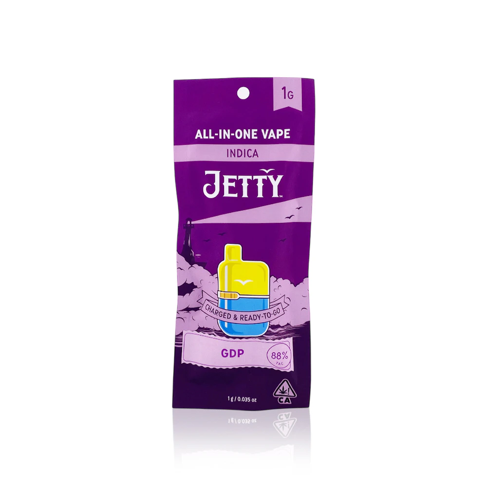 JETTY - JETTY EXTRACTS - All In One - GDP - High THC - Mini Tank - 1G Main Image
