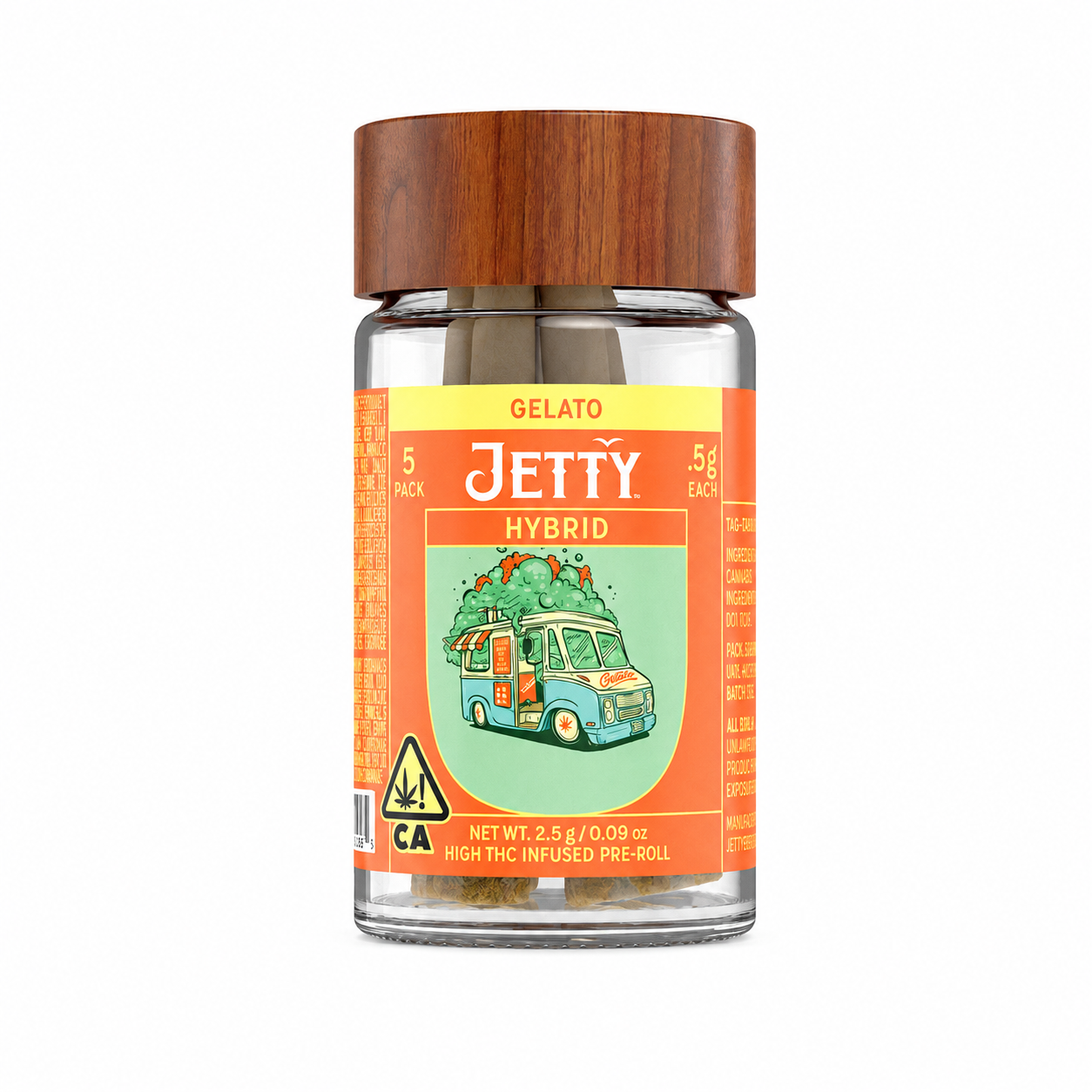 Jetty Extracts | Gelato x Crush Mintz | High THC Infused | 5pk