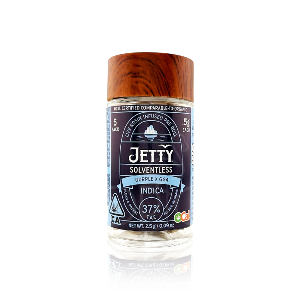 JETTY - JETTY - Infused Preroll - Gurple x GG4 - Rosin - 2.5G Main Image