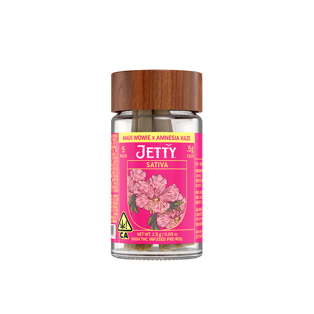 Jetty Extracts | Maui Wowie x Royal Octane | High THC Infused | 5pk