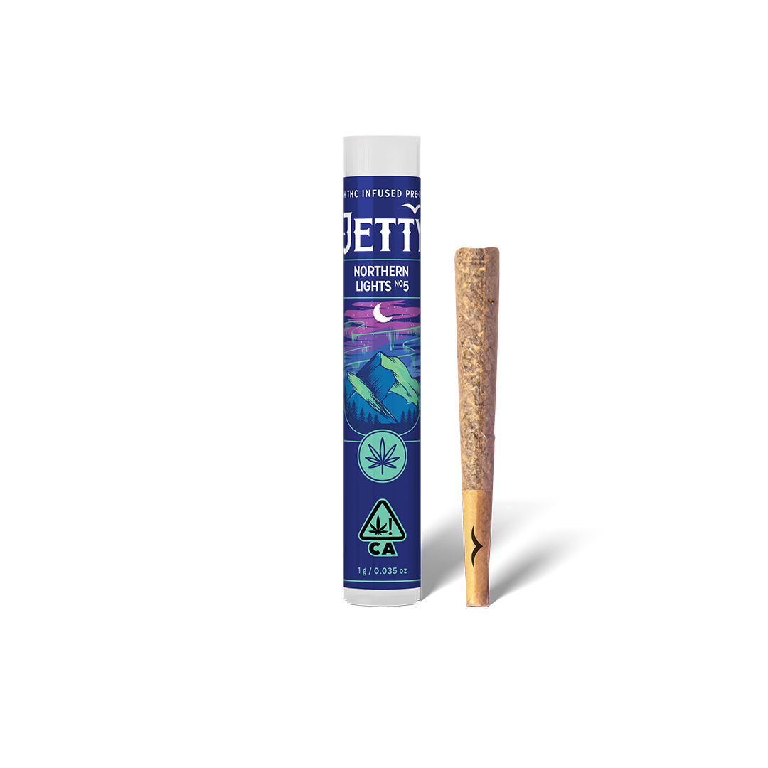 Jetty Extracts | Northern Lights No. 5 x Crumpets | High THC Infused | Single