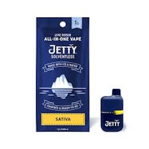 JETTY EXTRACTS - Lemon Vuitton | Live Rosin | Disposable | 1g (Jetty Extracts)