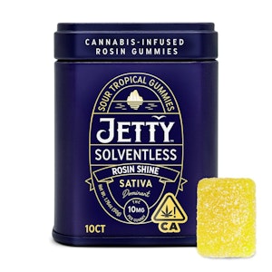 JETTY EXTRACTS - Sour Tropical Gummies (Solventless) - 100mg (SH) - Jetty