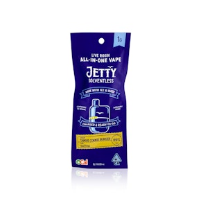JETTY - All In One - Tangie Cookie Burger - Solventless Mini Tank - 1G
