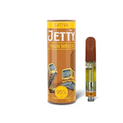 Jetty- 1g Cartridge High THC (Trainwreck-Sativa)