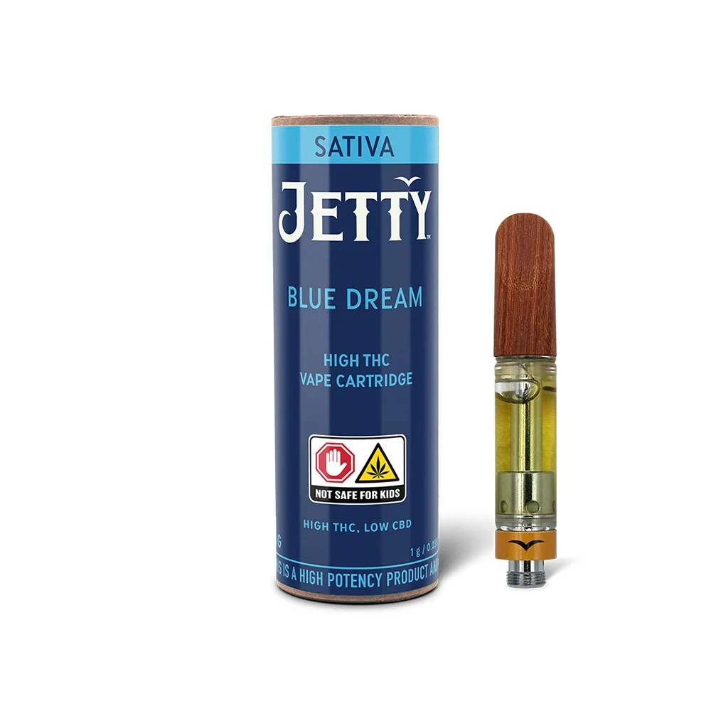 Jetty Extracts - Jetty- 1g Cartridge High THC (Blue Dream-Sativa) Main Image