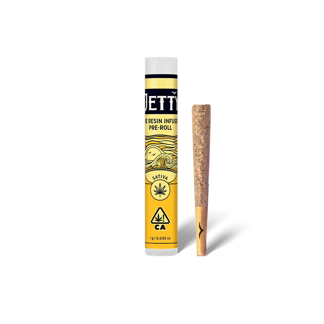 Jetty Extracts - Jetty - 1g Preroll LR (Super Silver Haze x Lemon Thai-Sativa) Main Image