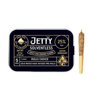 Jetty - Jetty Solventless Preroll Tahitian Treat 5pk