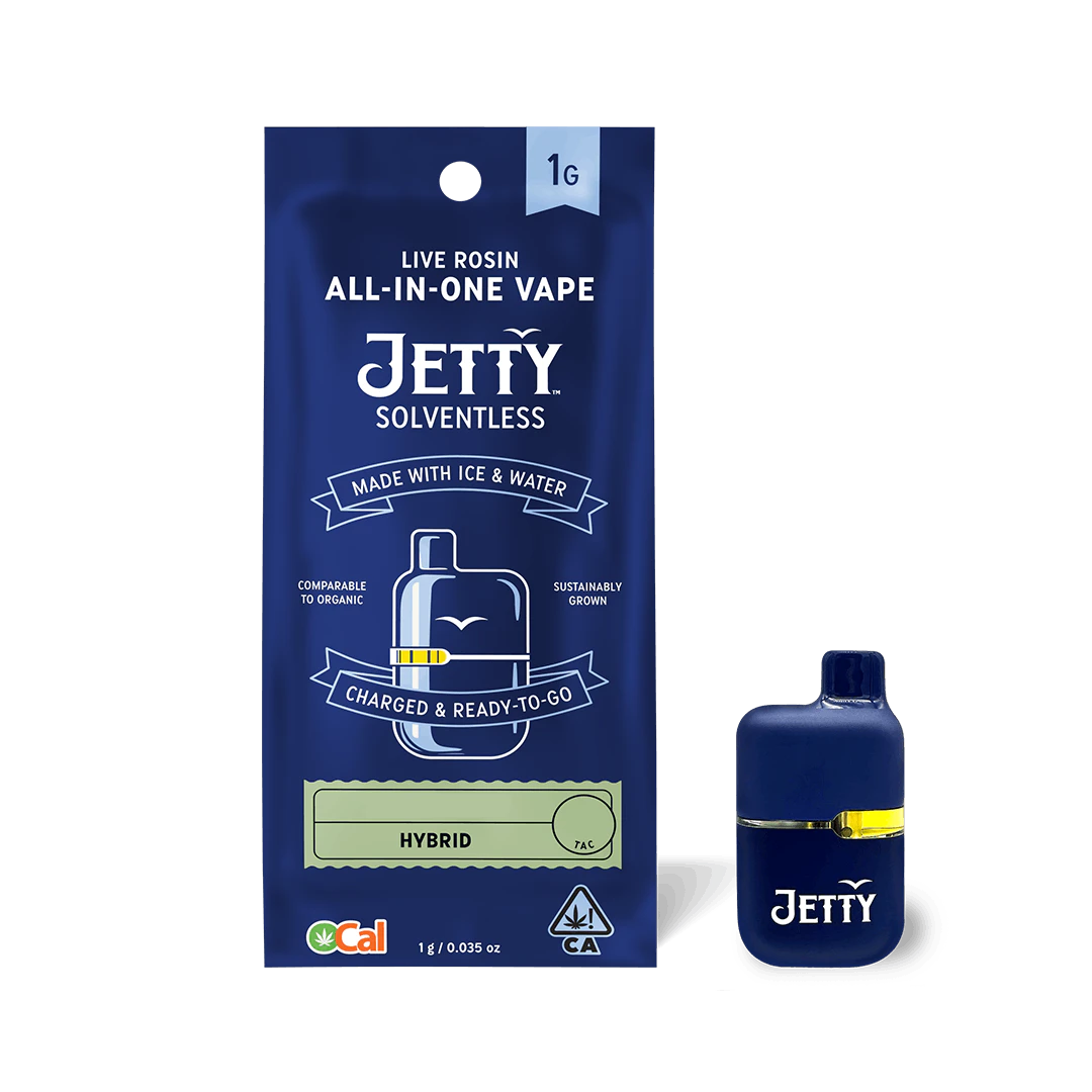 Jetty Extracts - Jetty- 1g Solventless Mini Tank AIO (Burger 42-Hybrid) Main Image