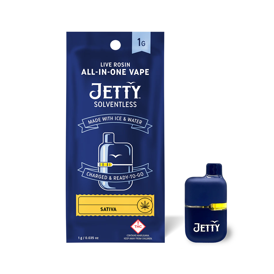 Jetty Extracts - Jetty- 1g Solventless Mini Tank AIO (Sunken Treasure-Sativa) Main Image