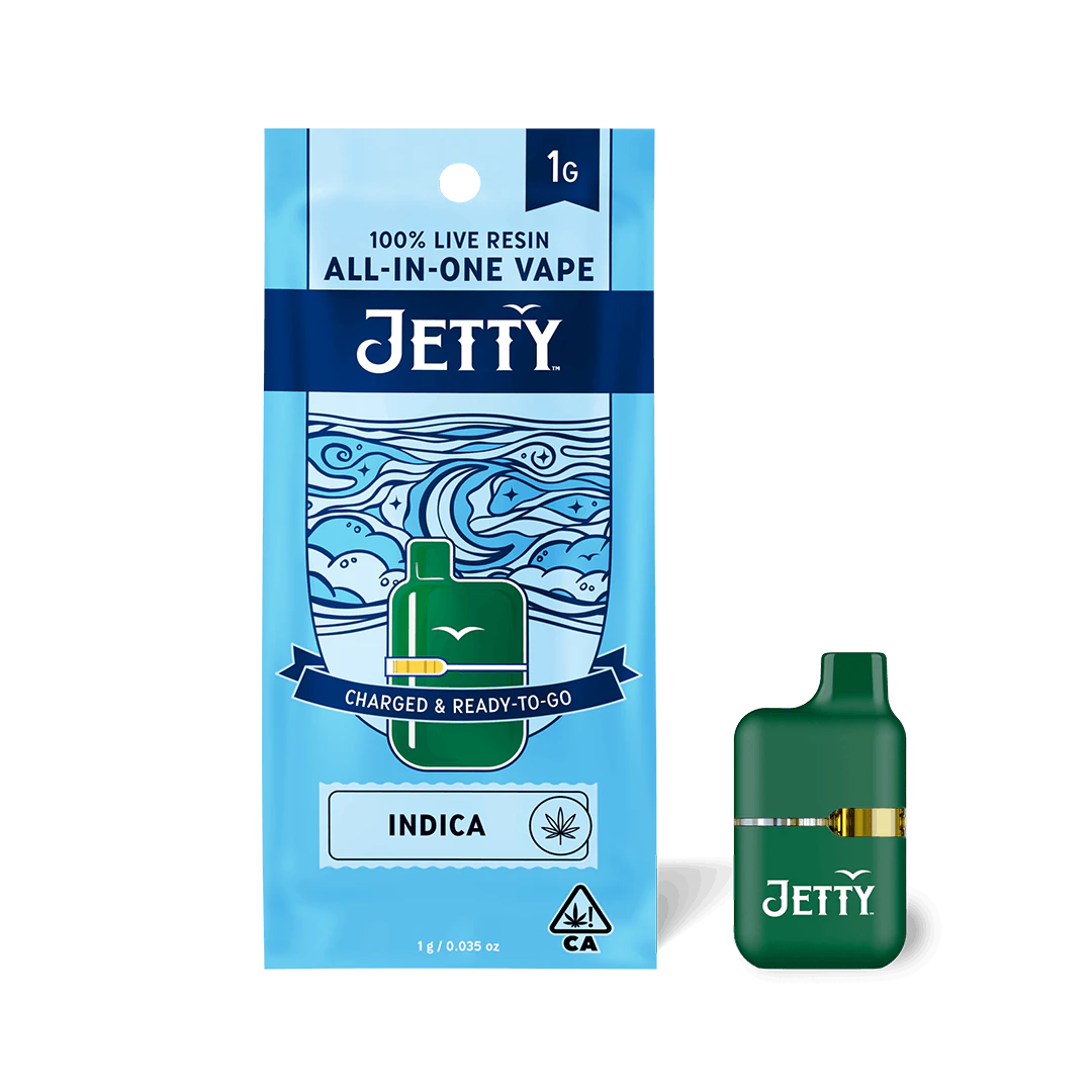 Jetty Extracts - Jetty - 1g LR Mini Tank AIO (Grape Gas-Indica) Main Image