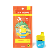 Jetty- 1g Mini Tank High THC AIO (Gelato-Hybrid)