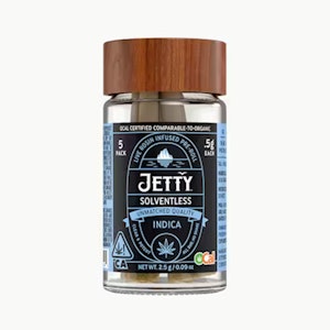 JETTY EXTRACTS - 5pk - GMO x Crumpets - Solventless - 2.5g (I) - Jetty
