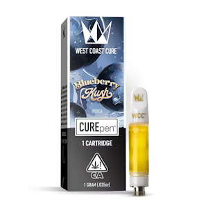 West Coast Cure - BlueBerry Kush (I) 90.7% THC | 1g CUREpen Cartridge
