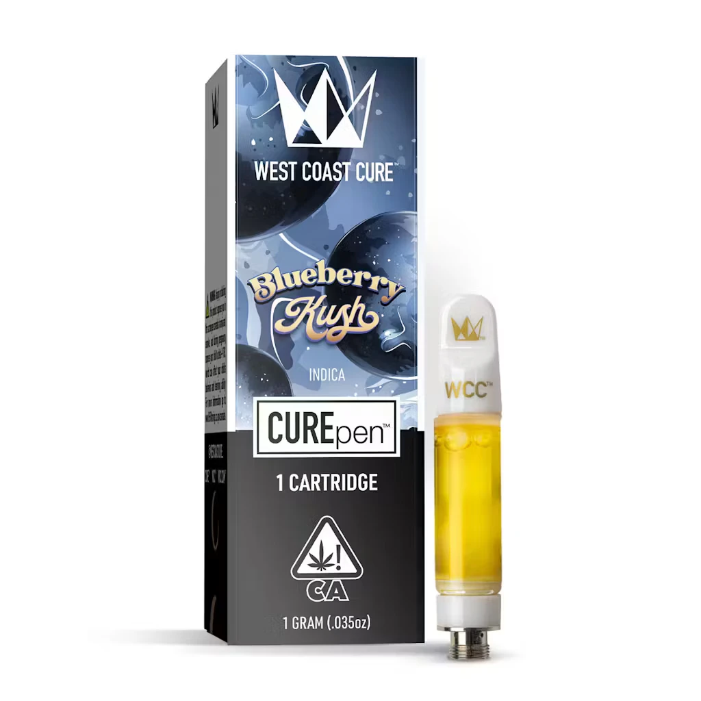 West Coast Cure - BlueBerry Kush (I) 90.7% THC | 1g CUREpen Cartridge Main Image
