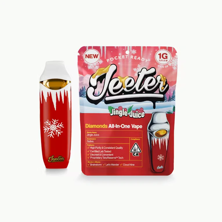 Jeeter - Jeeter - All In One - Liquid Diamonds - Sativa - Jingle Juice - (1g) Main Image