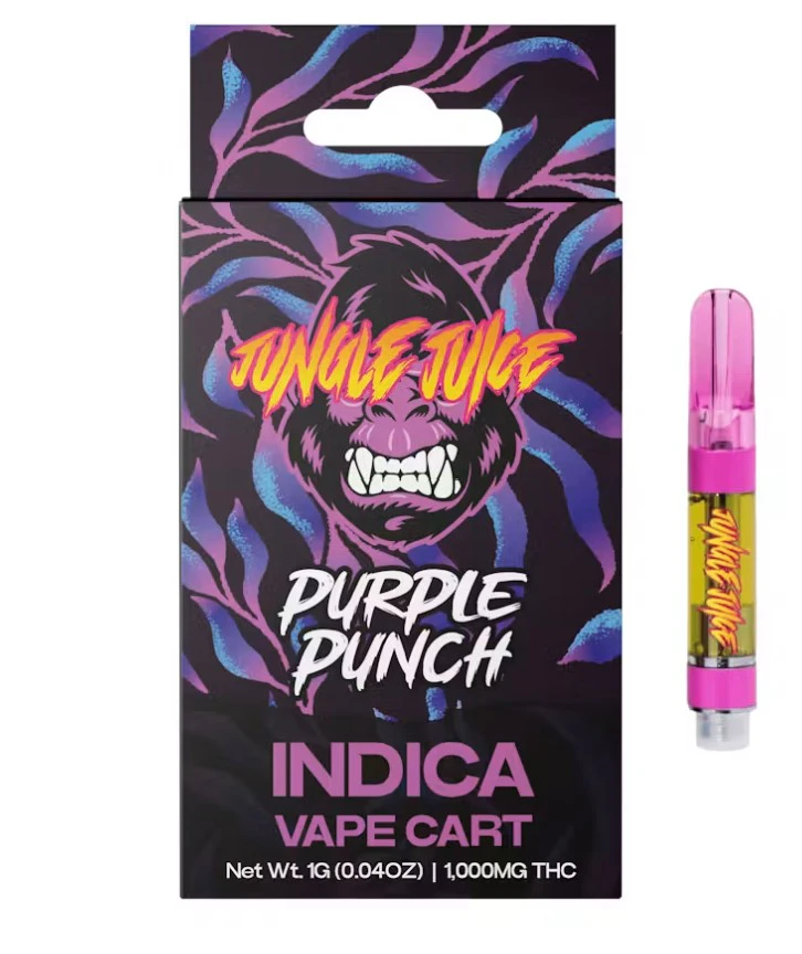 Jungle Juice - Jungle Juice-Purple Punch-Indica-1G Cart-86.10% THC Main Image