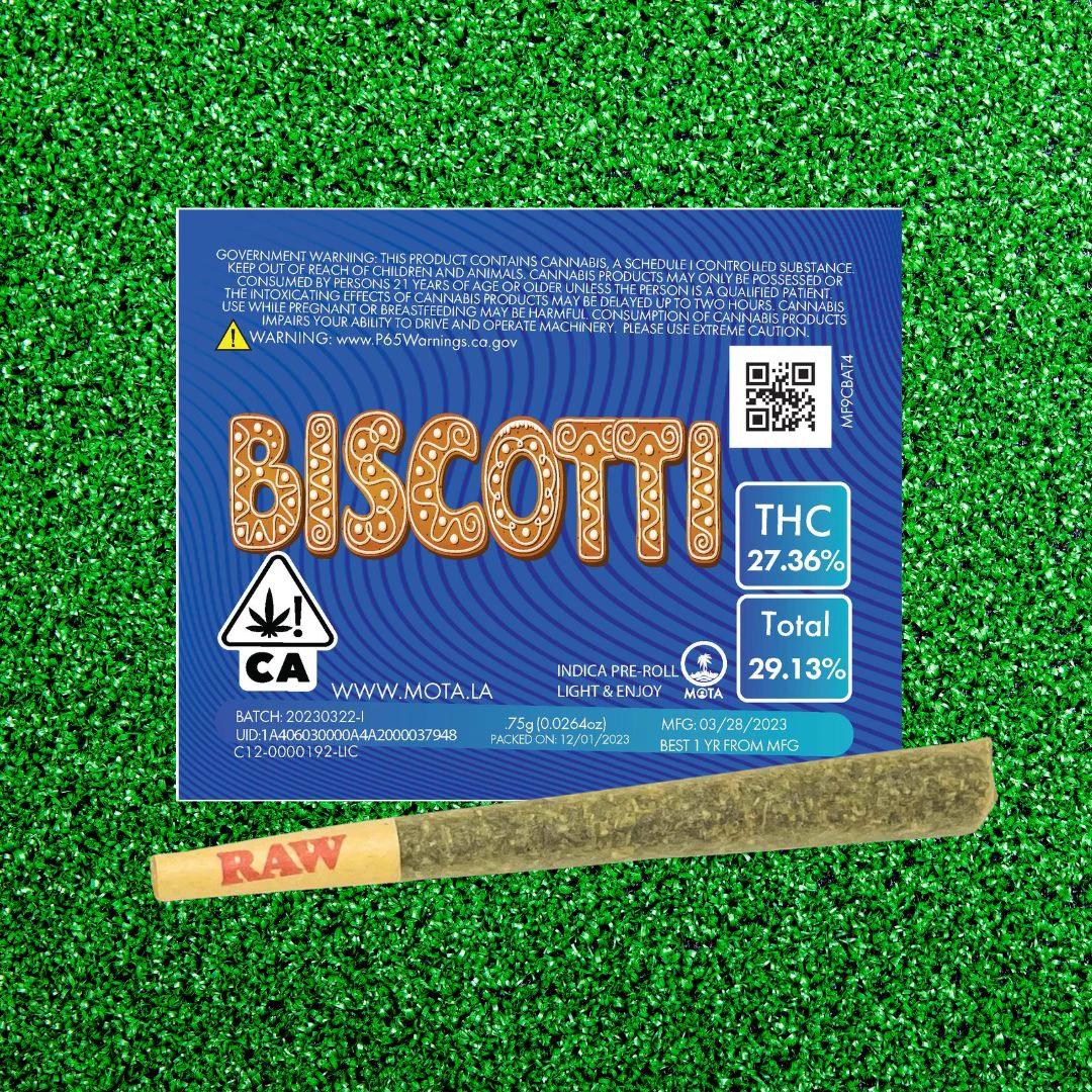MOTA - Mota Pre-Roll Biscotti  Main Image