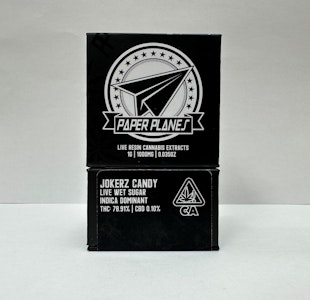 Paper Planes - Jokerz Candy 1g Live Resin Wet Sugar - Paper Planes