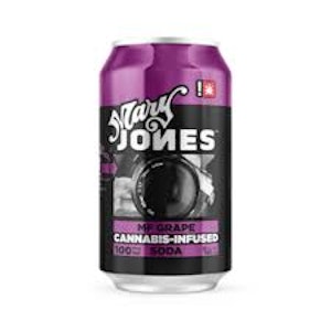 Mary Jones Soda - Mary Jones MF Grape 100mg Soda