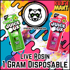 Phat Panda - Juice Box | Redneck Mintz | Live Rosin Disposable | DOH | 1g