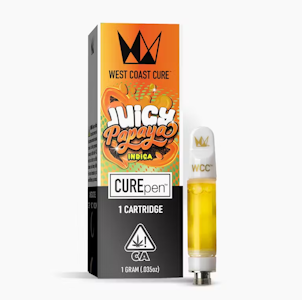 WEST COAST CURE - West Coast Cure - 510 Cartridge - Indica - Juicy Papaya - (1g)
