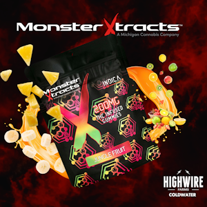 MONSTER XTRACTS - Monster Gummies Jungle Fruit 200mg (Indica) 