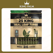 King palm 25 pack leaf tubes king 2g