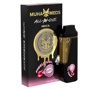 MUHA MEDS - Bubble Gum (I) 81.52%THC | Muha Meds | 1g All In One (Disposable)