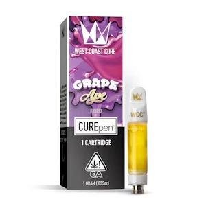 WEST COAST CURE - Grape Ape (H) 91.9% THC | 1g CUREpen Cartridge