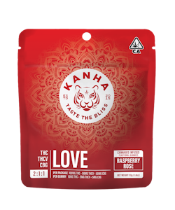 KANHA - Kanha NANO - 2:1:1 THC:THCv:CBG Gummies - Love Raspberry Rose