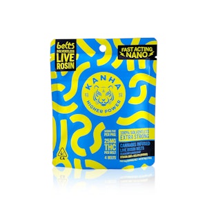 KANHA - KANHA - Edible - Blueberry Lemon Drop - Solventless - Live Rosin Belts - 100MG