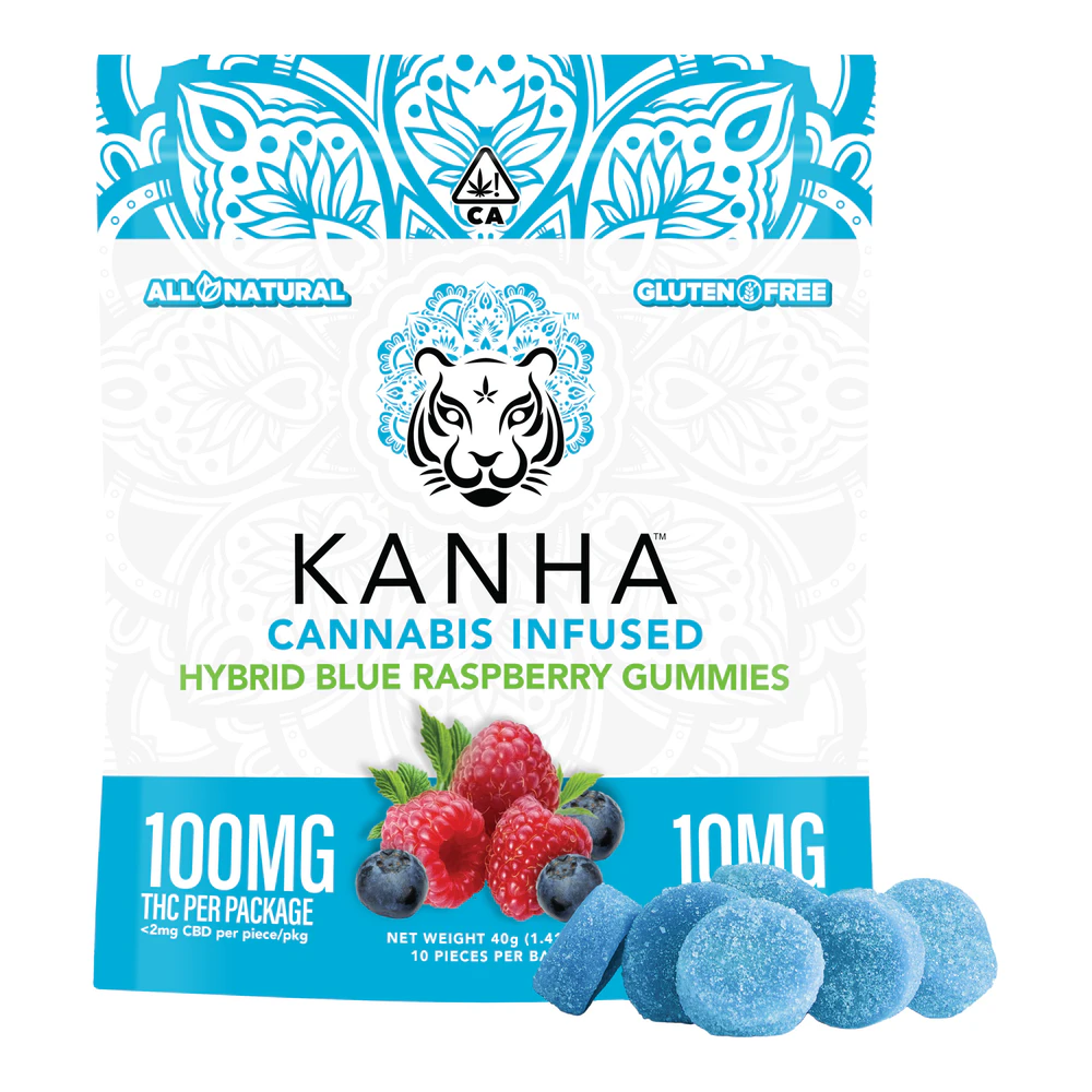 KANHA - Kanha | Blue Raspberry | Gummies | 100mg  Main Image