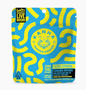KANHA - KANHA 100mg Blueberry Lemon Drop Rosin Gummy Belt