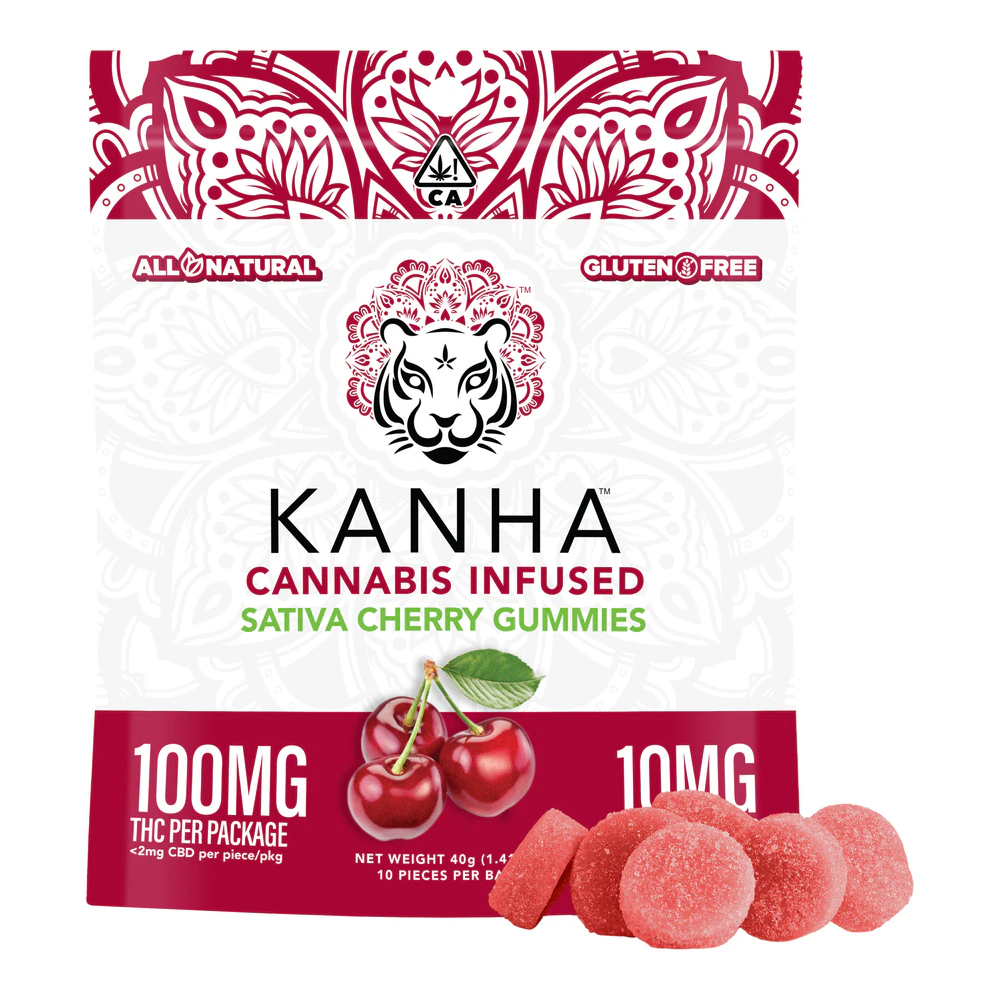 KANHA - Kanha | Cherry | Gummies | 100mg Main Image